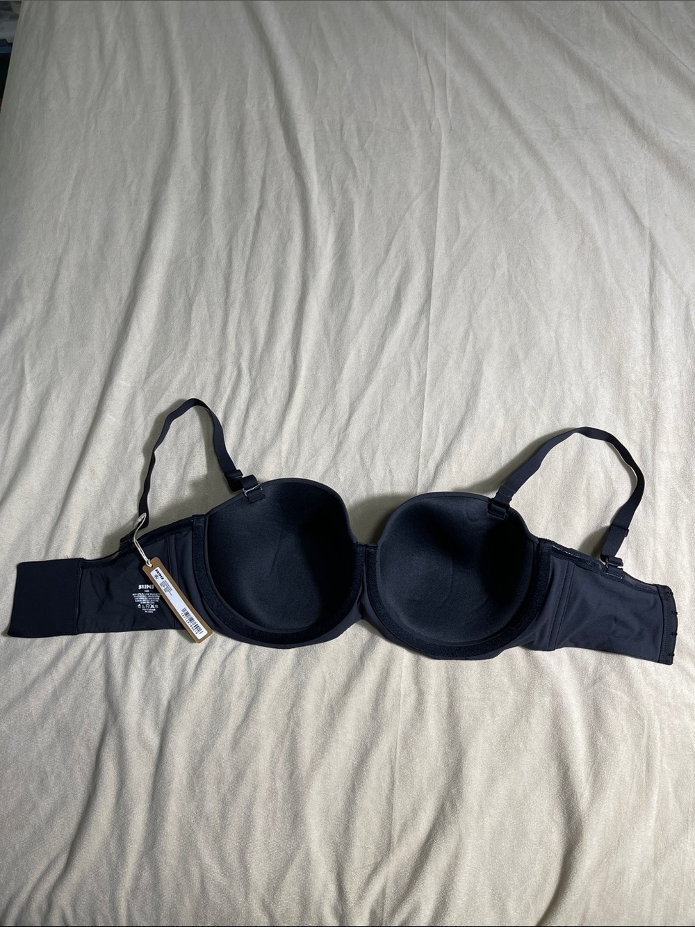 SKIMS Firs Everybody Strapless Bra Onyx NWT 34DD - Picture 5 of 8